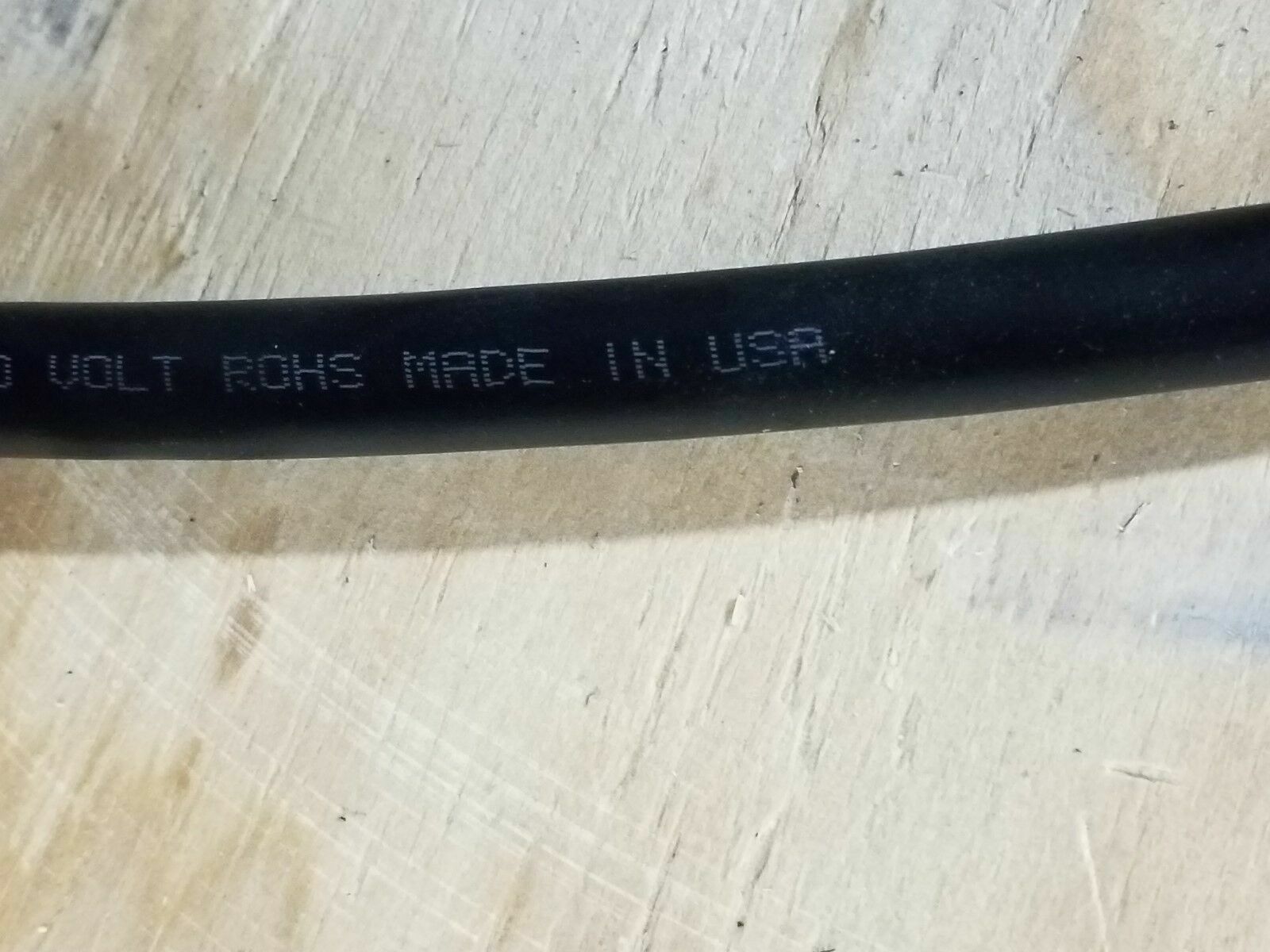 NEW Carol 01383 10/3C Carolprene SJOOW 300V Portable Power Cable Cord Black