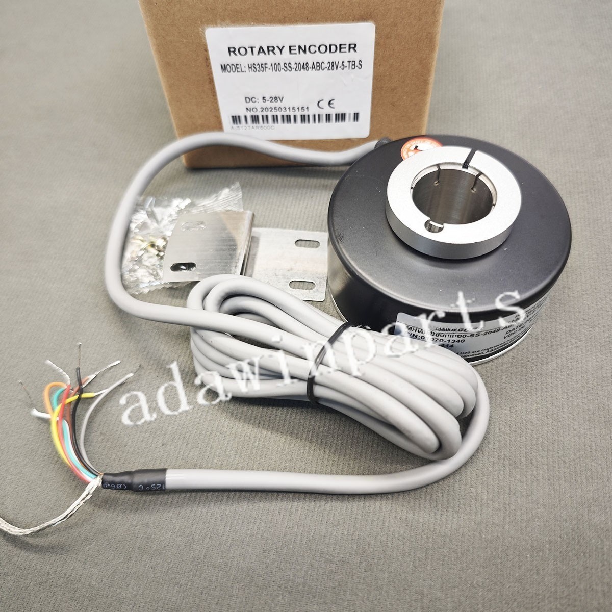 1PCS New Incremental Optical Encoder For BEI HS35F-100-SS-2048-ABC-28V-5-TB-S