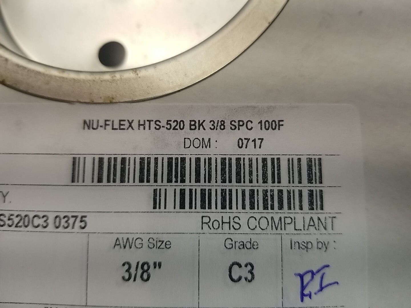 DELFINGEN 3/8″ AWG NU-FLEX HTS-520 Black Sleeving 100ft