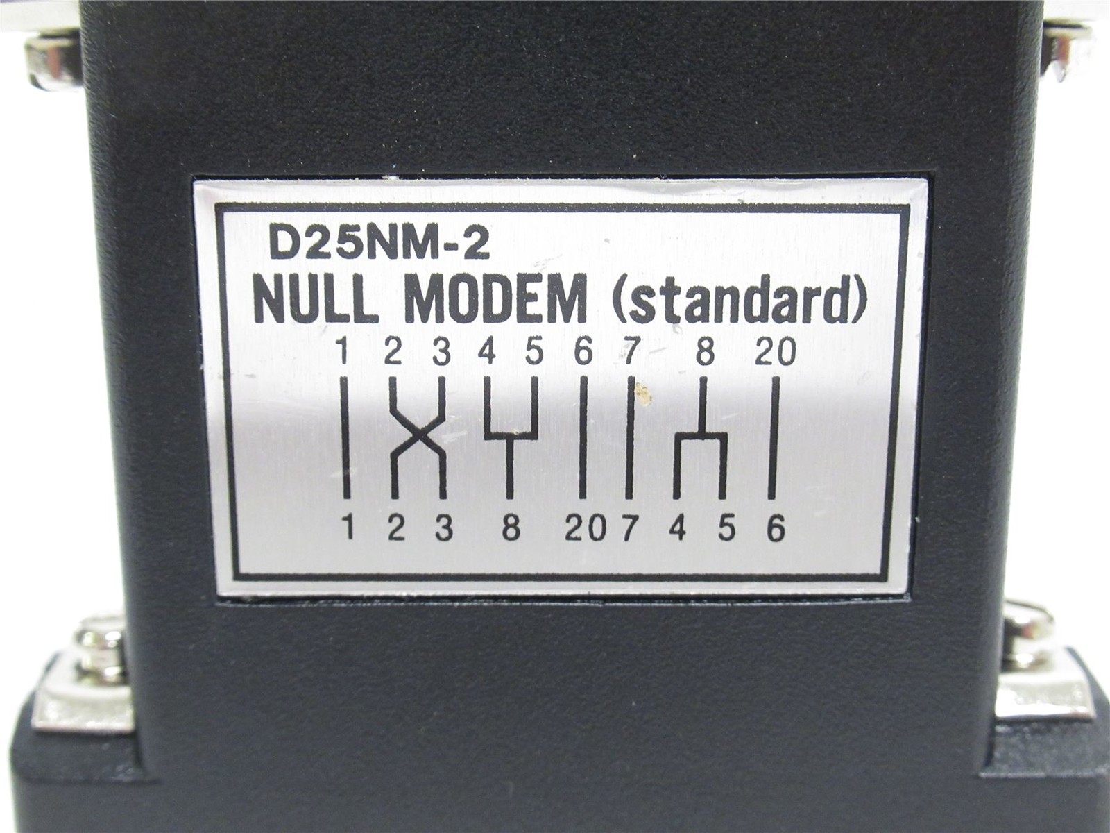 228997 New-No Box; Pan Pacific D25NM-2 Null Modem Adaptor; Standard