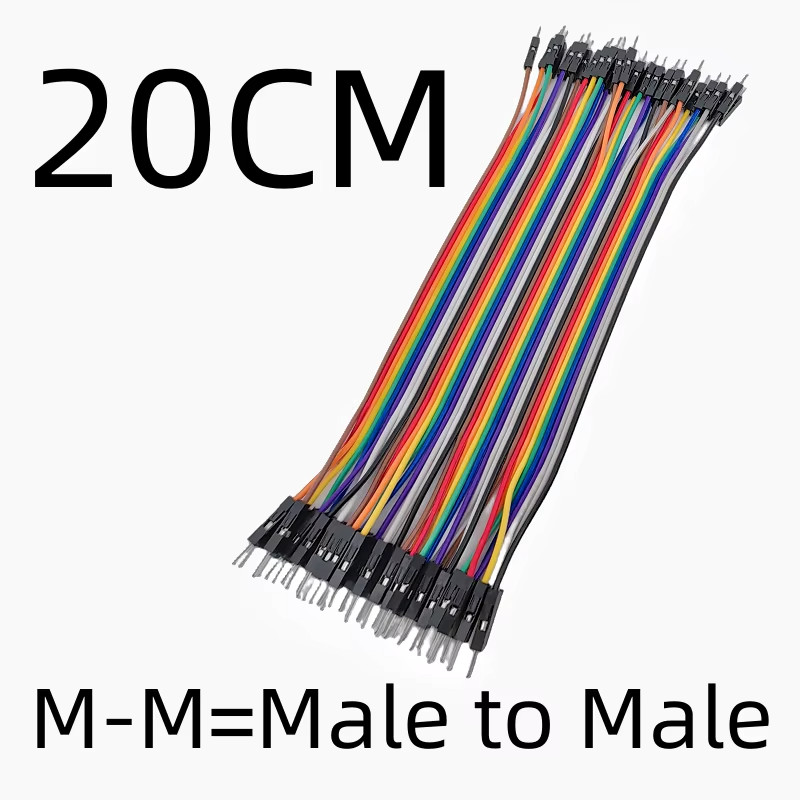 (1X/3X)40 PCS10/15/20CM MM, MF, FF Dupont Wire Jumper Cable Arduino Breadboard