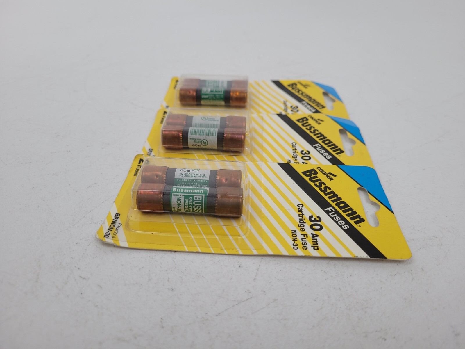Lot of 3 – NON-30 Bussmann 30 Amp Class K5 Fuses – Next Day Option – New