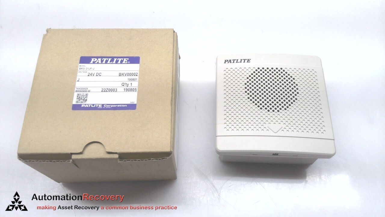 PATLITE BKV-31JF SERIES J, VOICE ANNUNCIATOR, NEW #305501