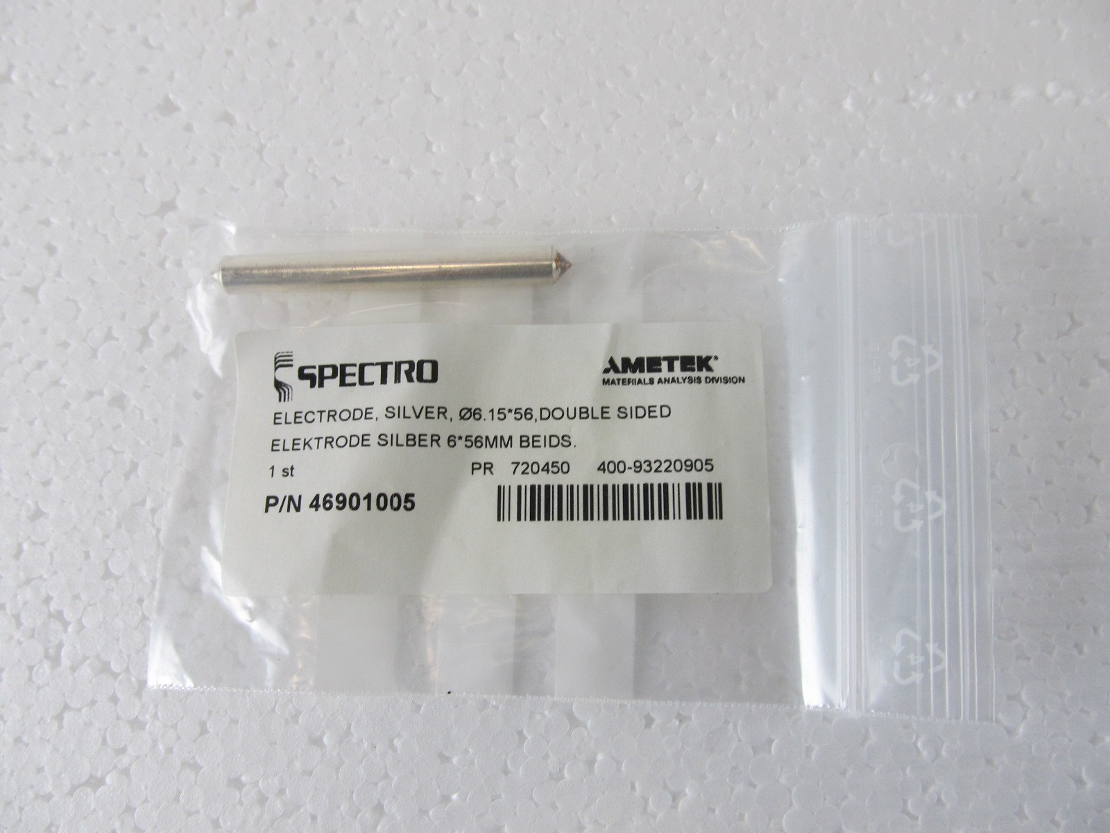 SPECTRO AMETEK Silver Electrode 46901005