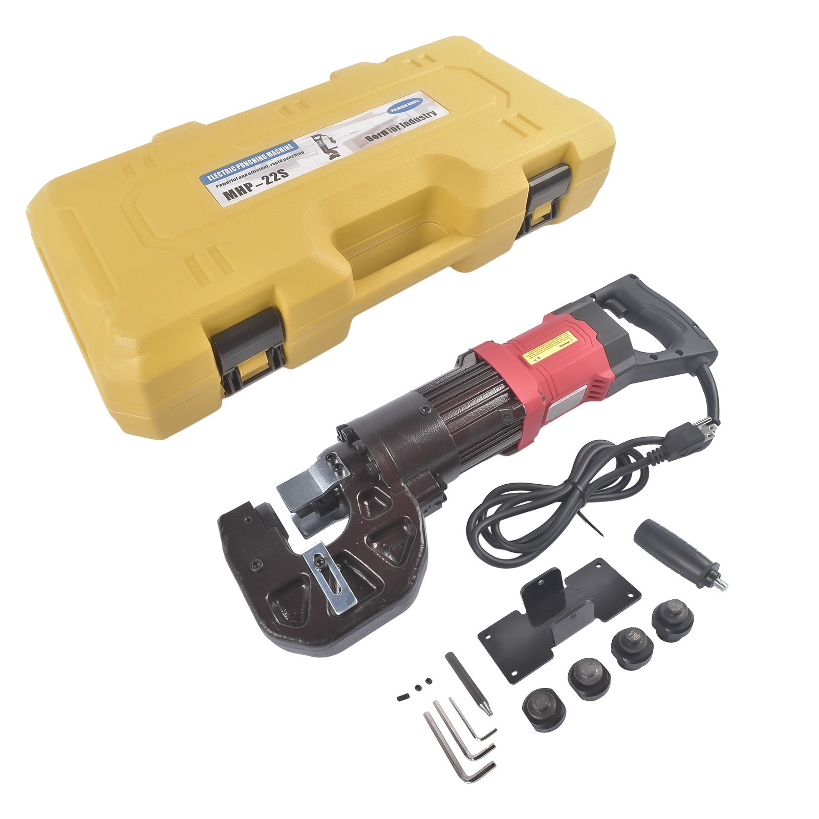 MHP-20 1400W Electric Hole Puncher 22 Ton Fixed & Handheld Dual Operation Modes