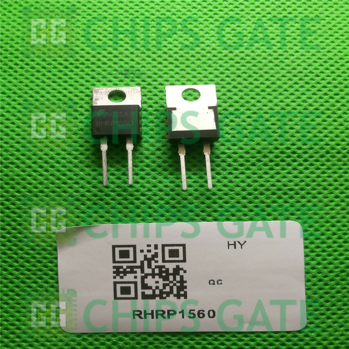 5PCS RHRP1560 TO-220 Fairchild 15A 600V Fast Recovery Diode