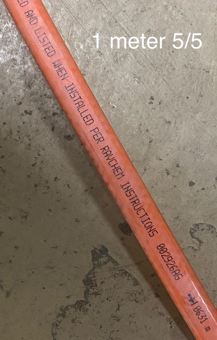 RAYCHEM Cable appr 110ft EM2-XR Self Regulating Wire Heating Cable & De-Ice 3/7
