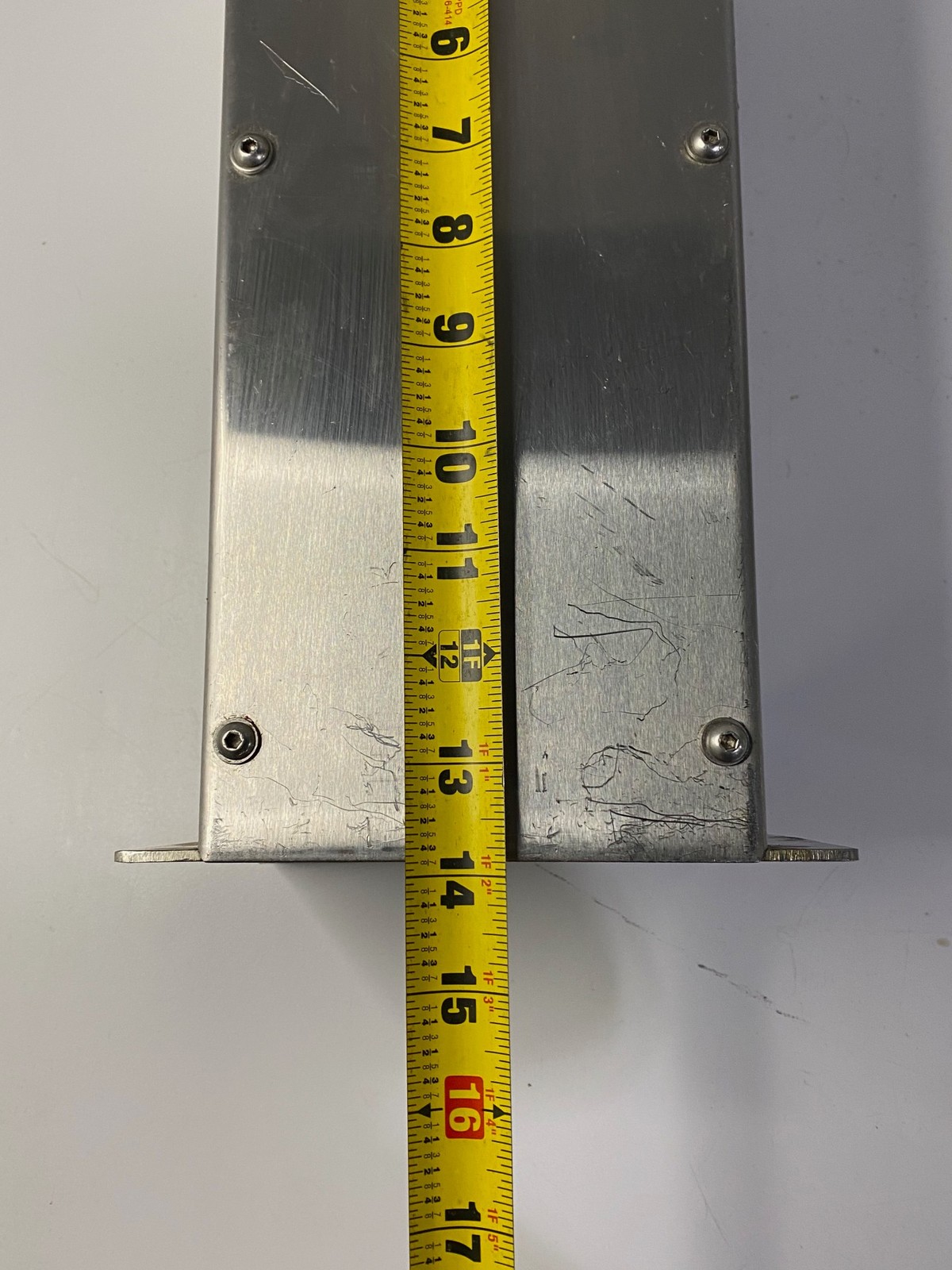UNBRANDED Stainless Steel Square Wire Way 13-7/8x5x5 & 17-3/8x5x5 (USED)