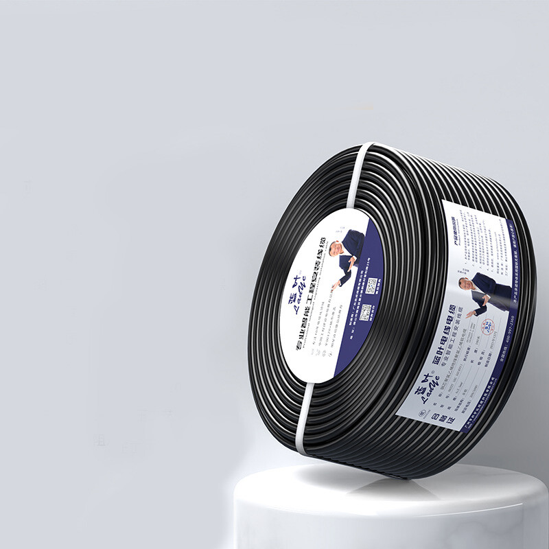 RVV Multi Core Flexible Cable Wire Stranded Black Sheathed Wire 2/3/4/6 Cores