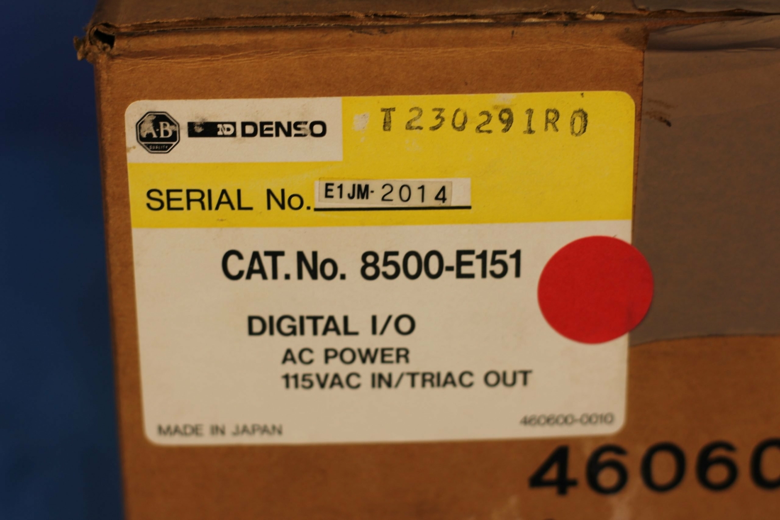 NEW ALLEN BRADLEY DIGITAL I/O MODULE 8500-E151 1 YEAR WARRANTY RR