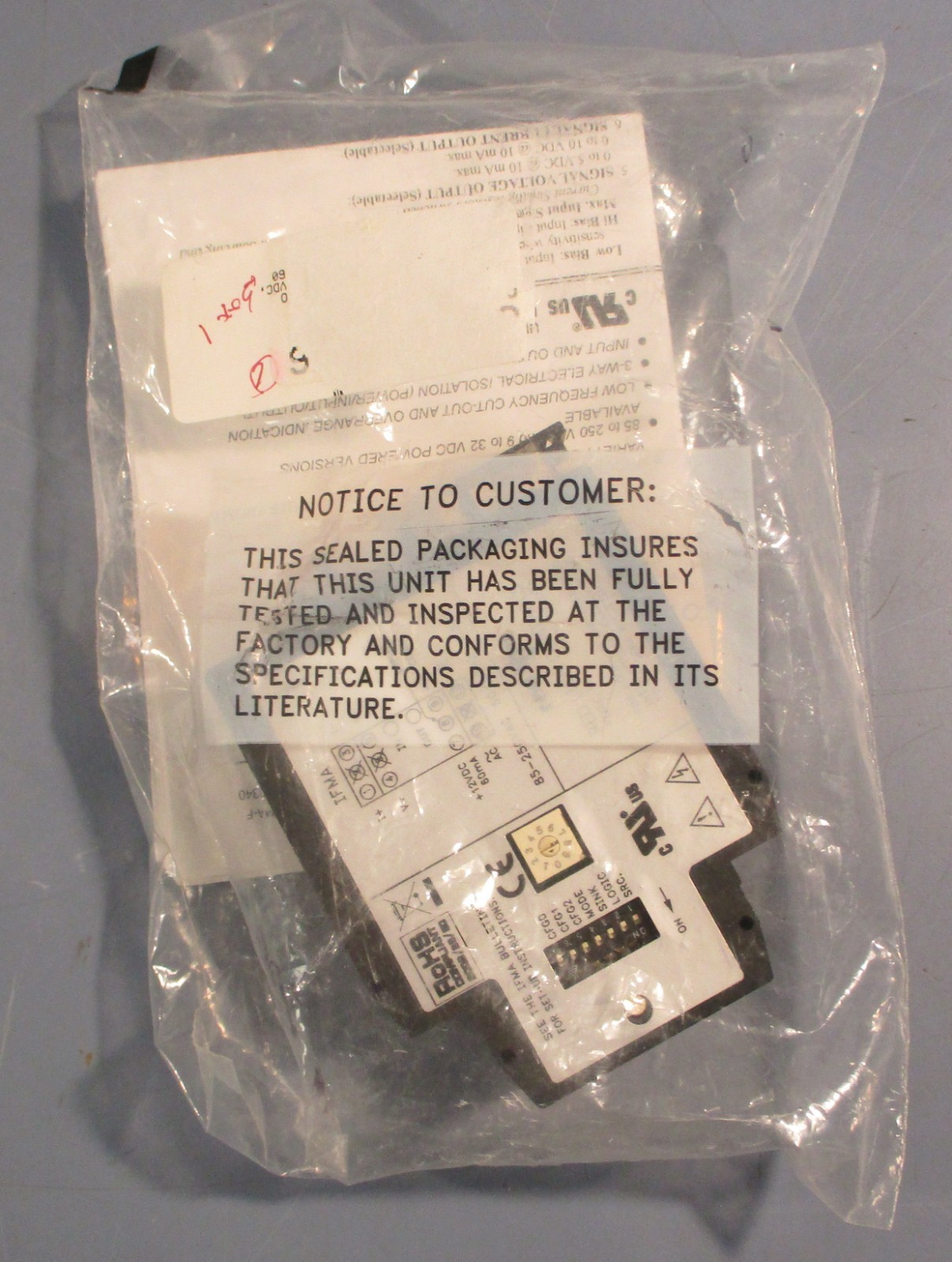 Red Lion IFMA0065 Din Rail Frequency To Analog Converter 85-250 VAC
