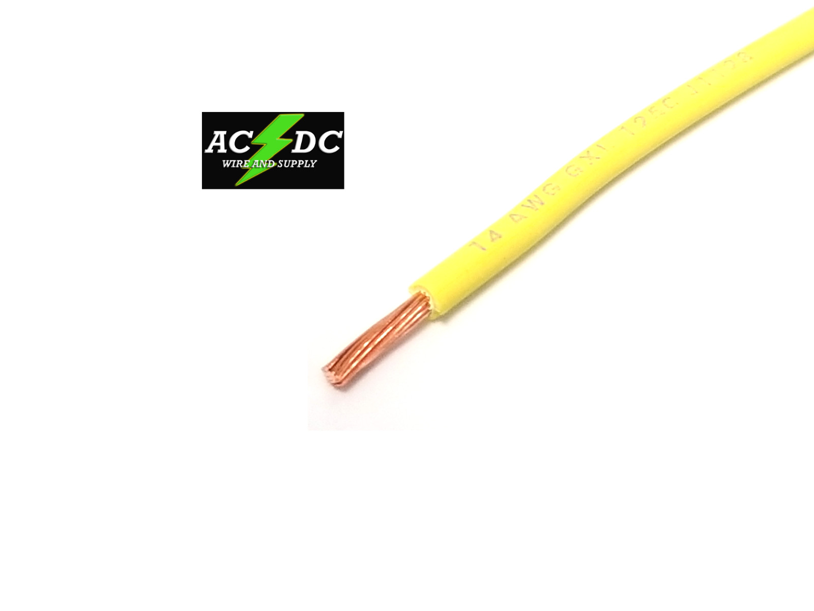 14 AWG WIRE AUTO SAE J 1128 CAR, TRUCK, HOBBY GXL WIRE W/ LEGEND PRINT