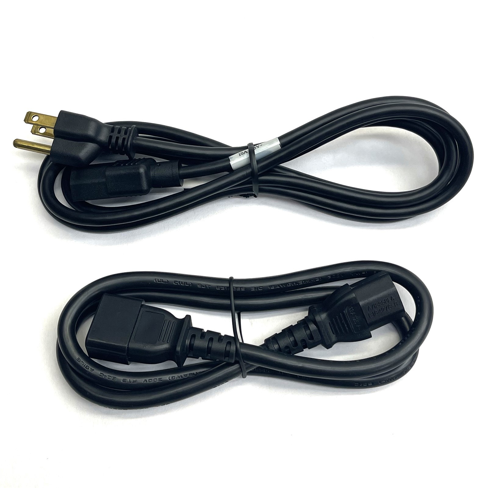 AC Power Cable PC Computer Desktop 6FT / 3-Prong Extension Cord C14 to IEC 3FT