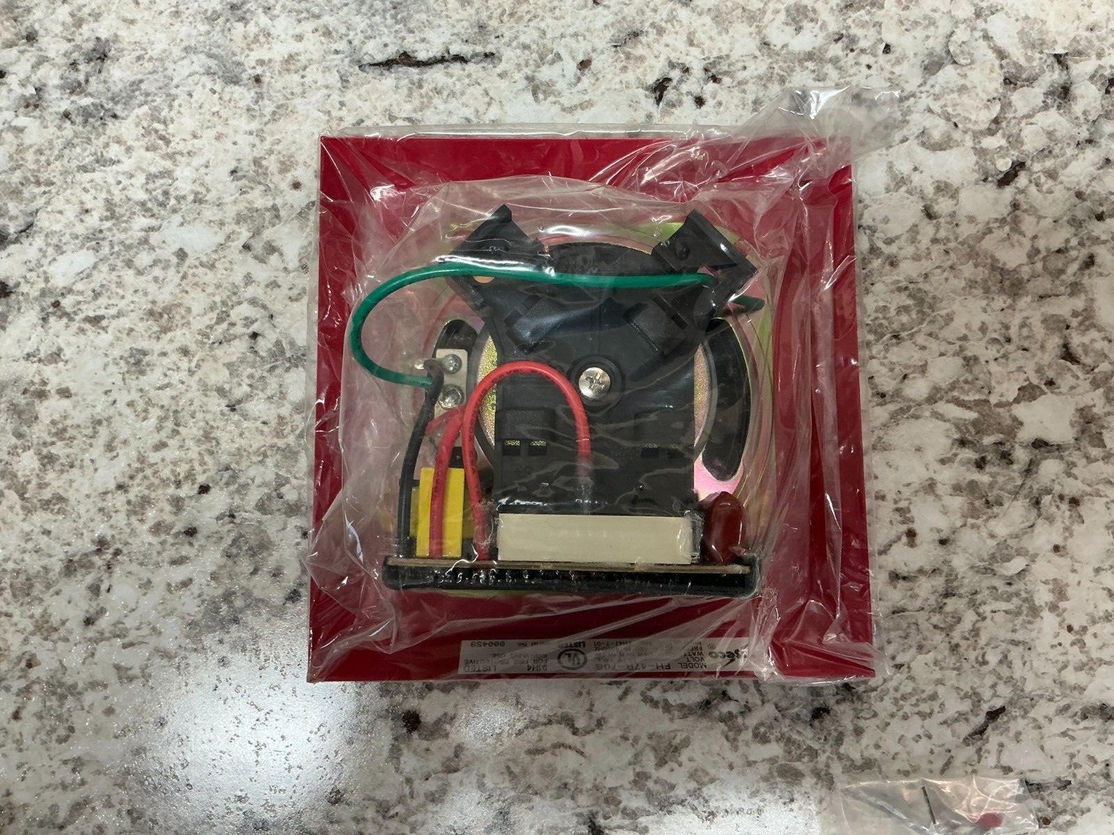 Amseco FH-47R-70S Fire Alarm Speaker, Red (NEW IN BOX) Lot of 2pcs.
