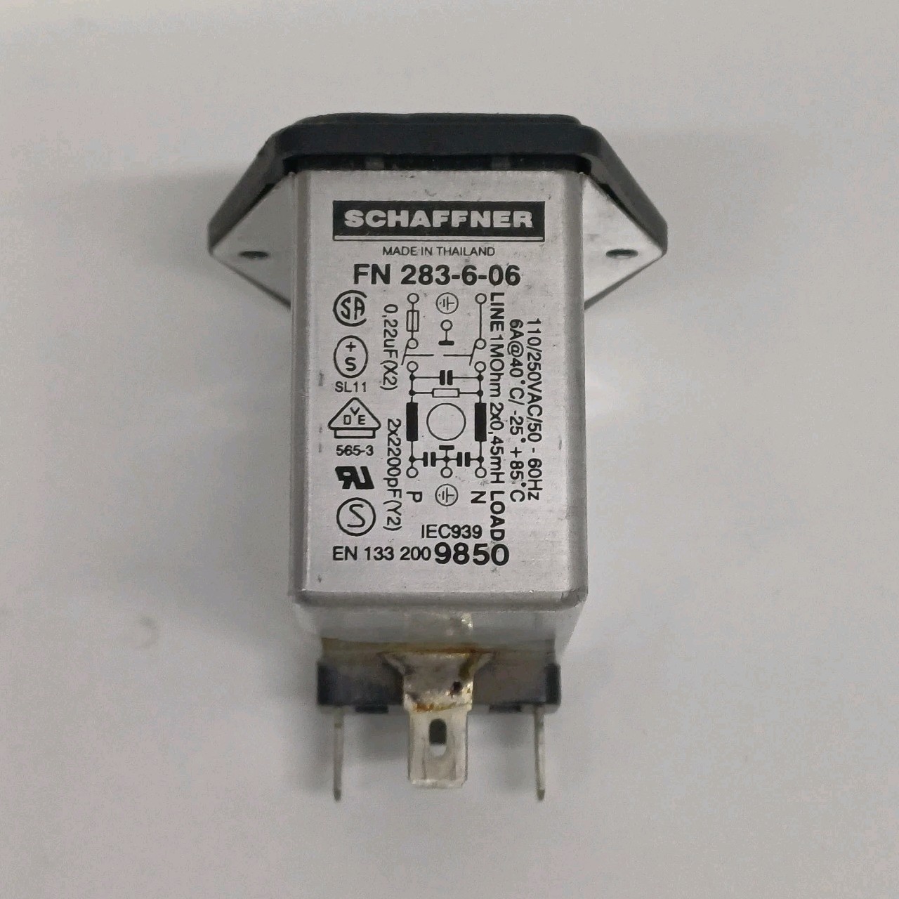 SCHAFFNER Power filter FN283-6-06 THAILAND