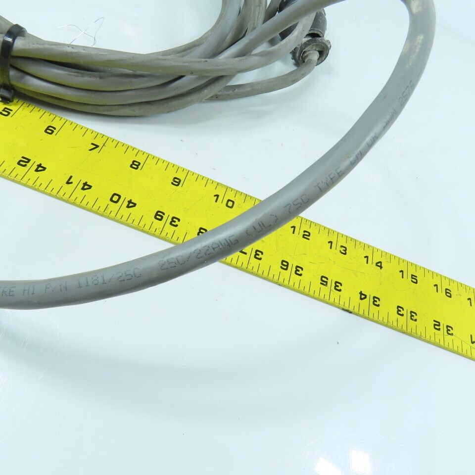 Alpha Wire 1181/25C Communication & Control Cable 25C/22AWG 20′ L Male x Female