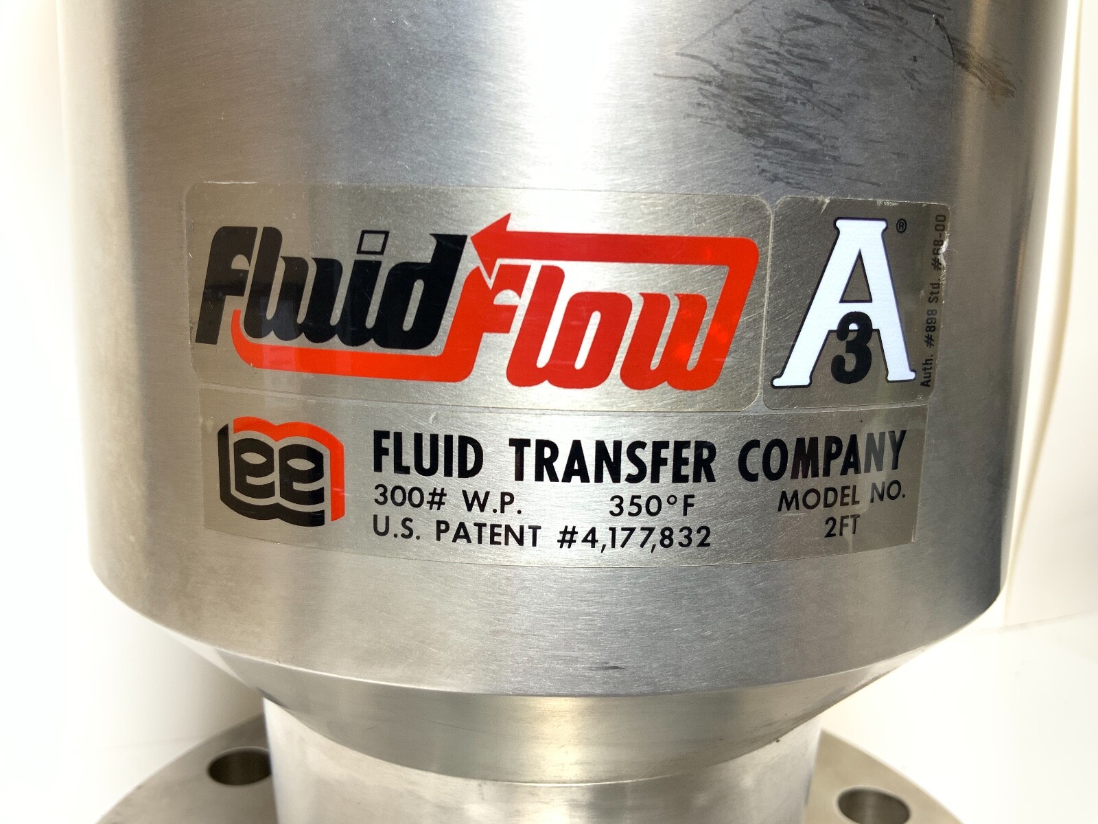 Fluid Flow A3 2FT Ball Valve 182F 316/L