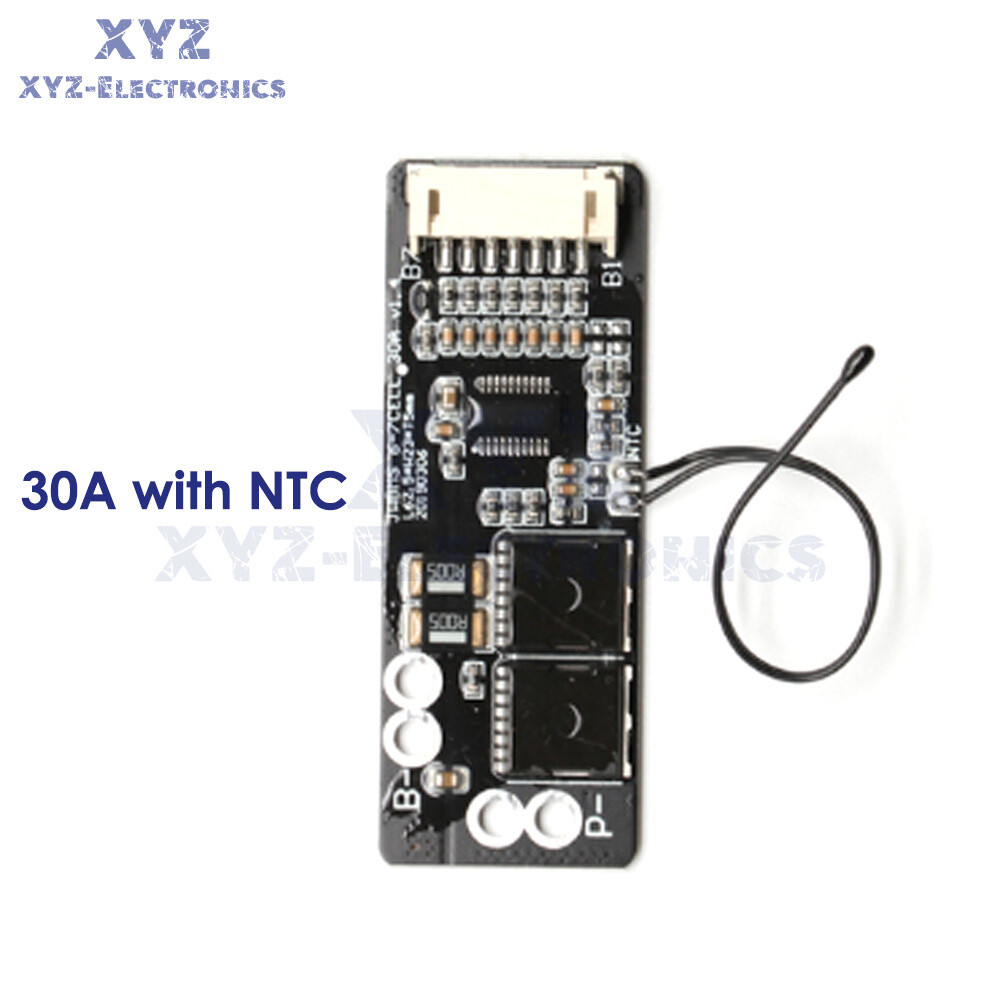 6S 7S 30A 50A BMS Board with NTC 3.7V Ternary Lithium Battery Protection Board