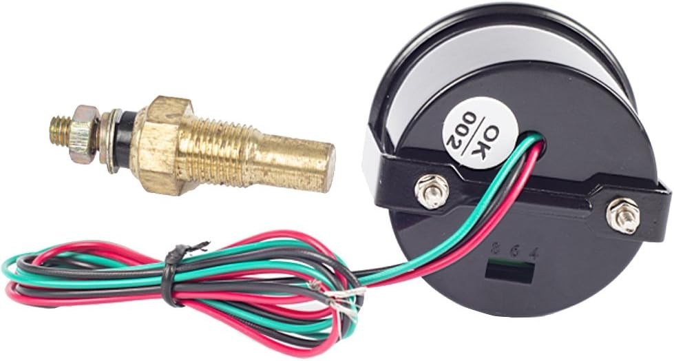 Medidor de Temperatura del Agua 2″ 52 mm Coche Universal Digital Luz LED Az