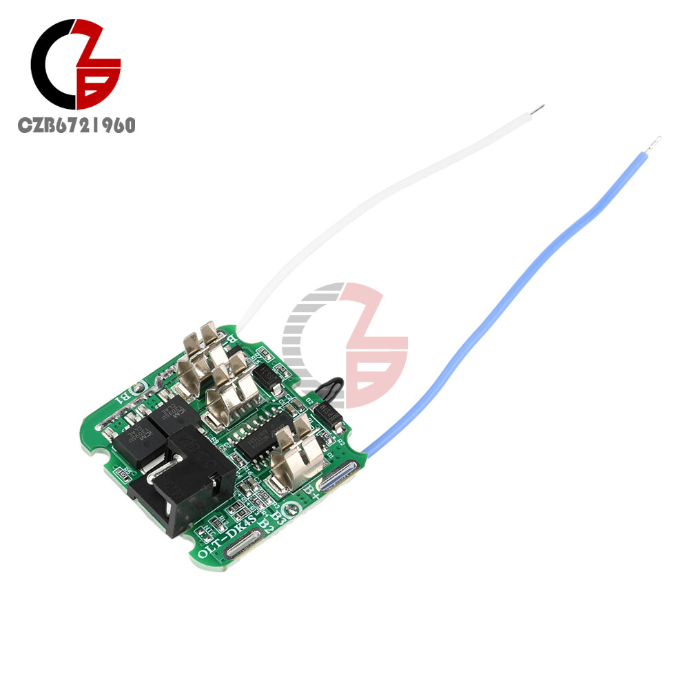 4S 16.8V 30A 18650 Li-ion Battery Protection Board BMS Dual MOS for Power Tool