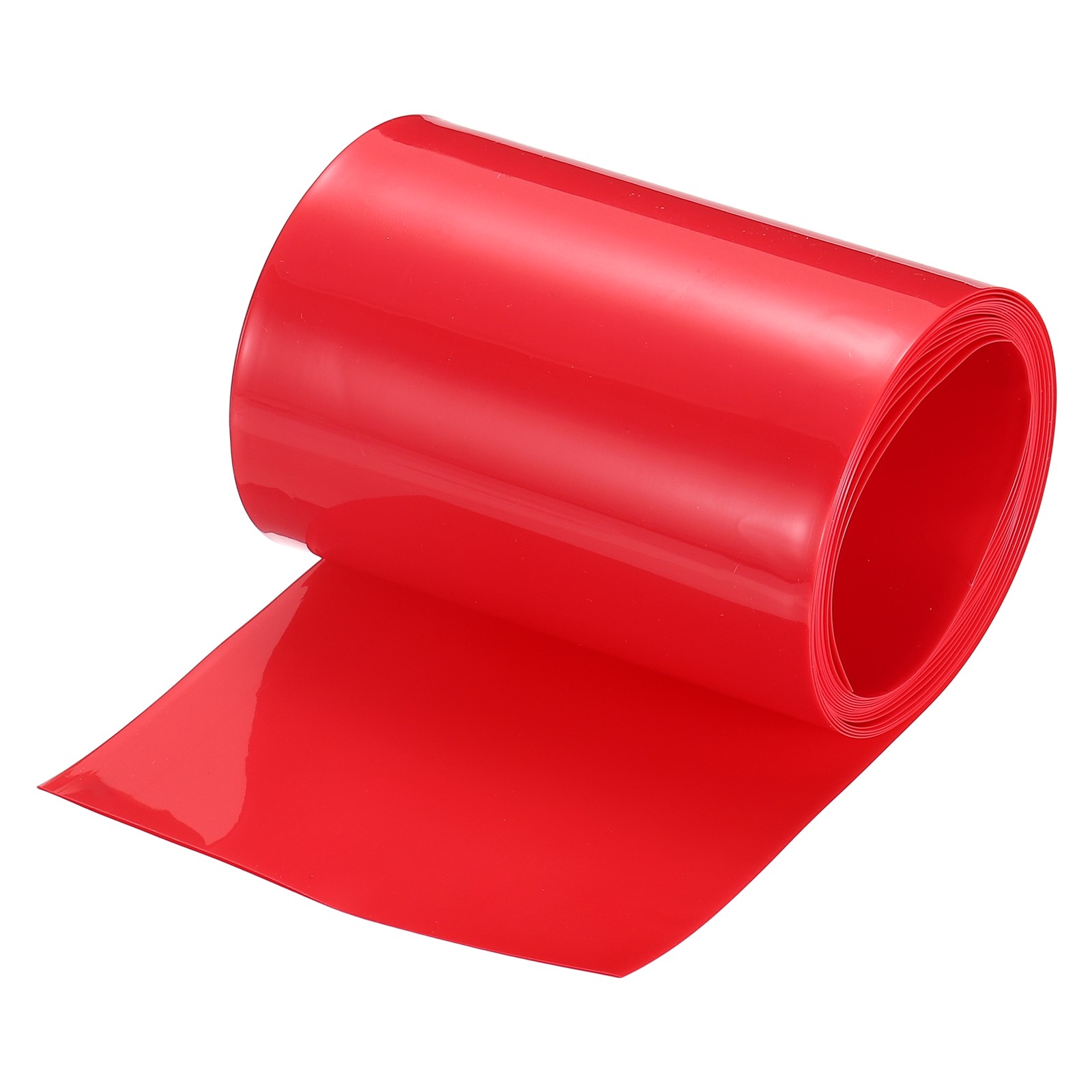 Battery Wrap Heat Shrink Tubing 51mm Dia 80mm Flat 8 Feet Red