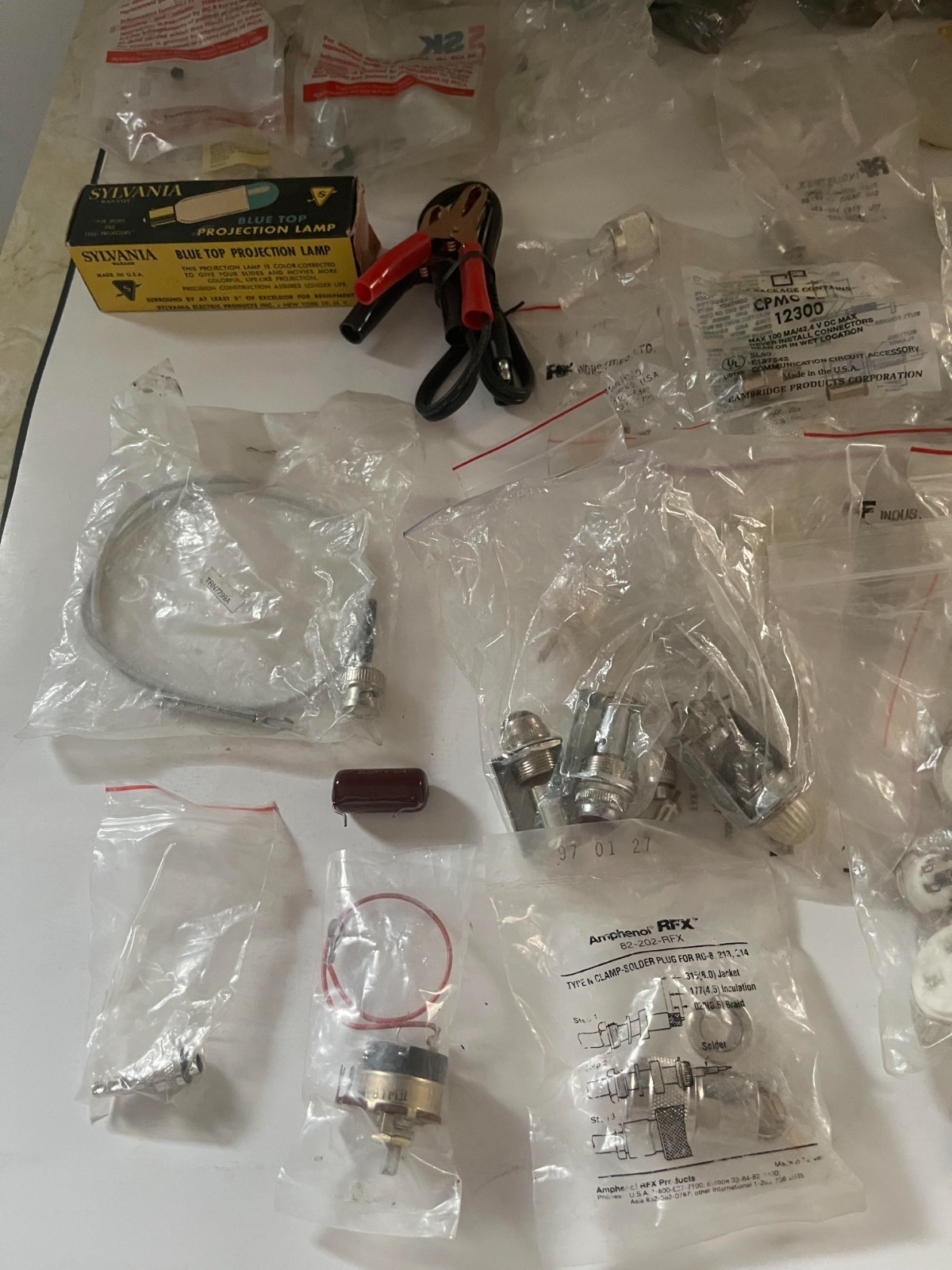 HUGE LOT OF ELECTRICAL PARTS, SUPPLIES, COMPONENTS VARIOUS ITEMS NEW AND USED