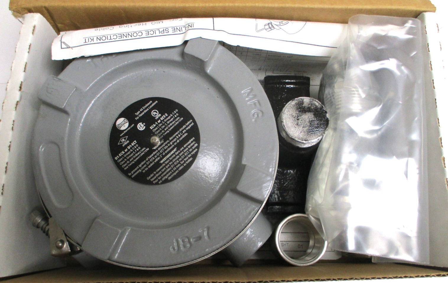 THERMON, 23500, ECPI-7B3F-65A, INLINE SPLICE POWER CONNECTION KIT, SURPLUS
