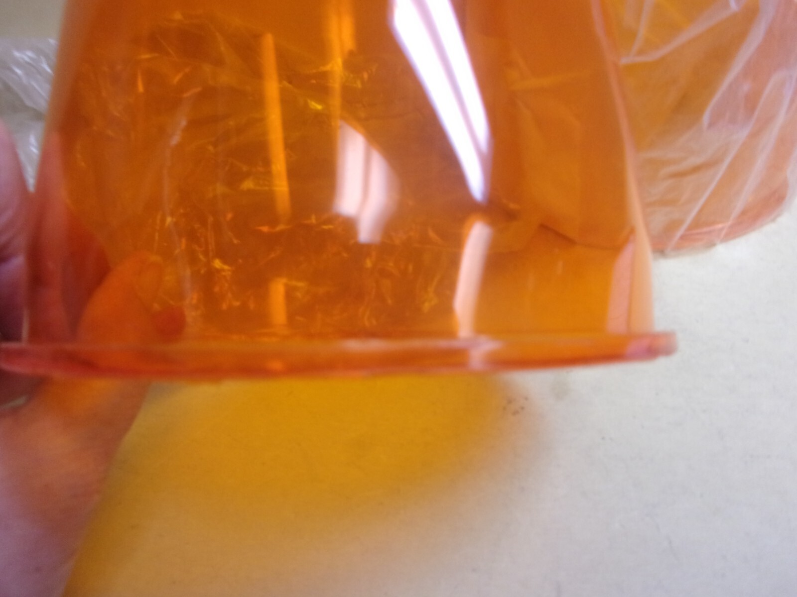 Amber Light Cover MV-561, lot of 2