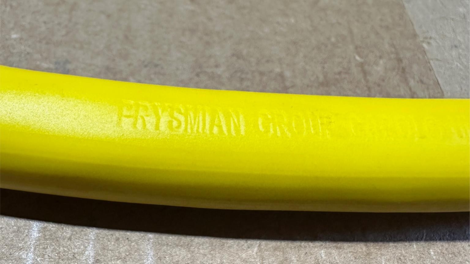 250′ Prysmian Group Ultra Flex 3/C 14 AWG 600V Multi Conductor Cable Yellow
