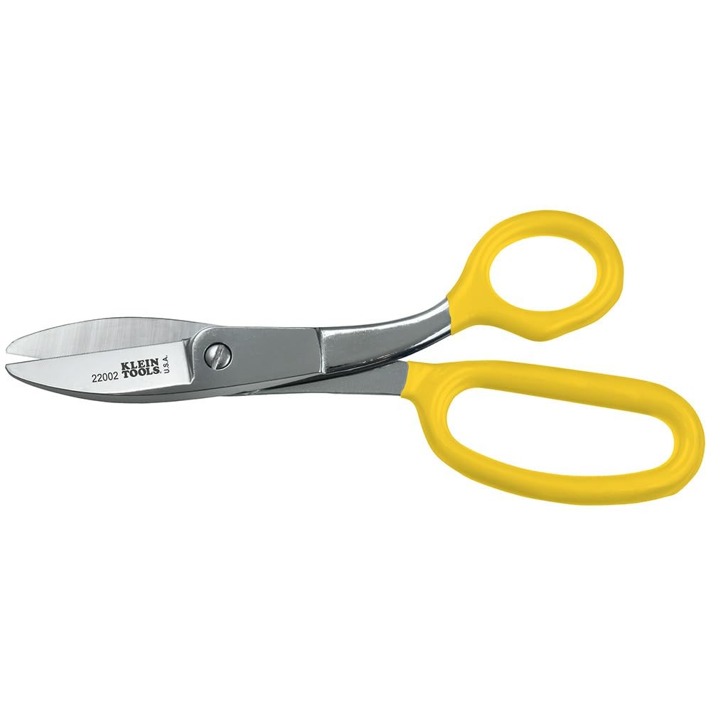 Klein Tools Broad Blade Utility Shear for Metal Rubber Wire Cutting 22002
