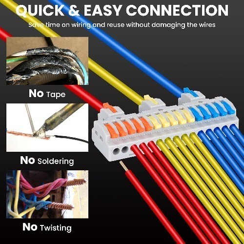 DIN Rail Terminal Blocks 600V 32A Electrical Connectors 28 12AWG 3 in 15 Out