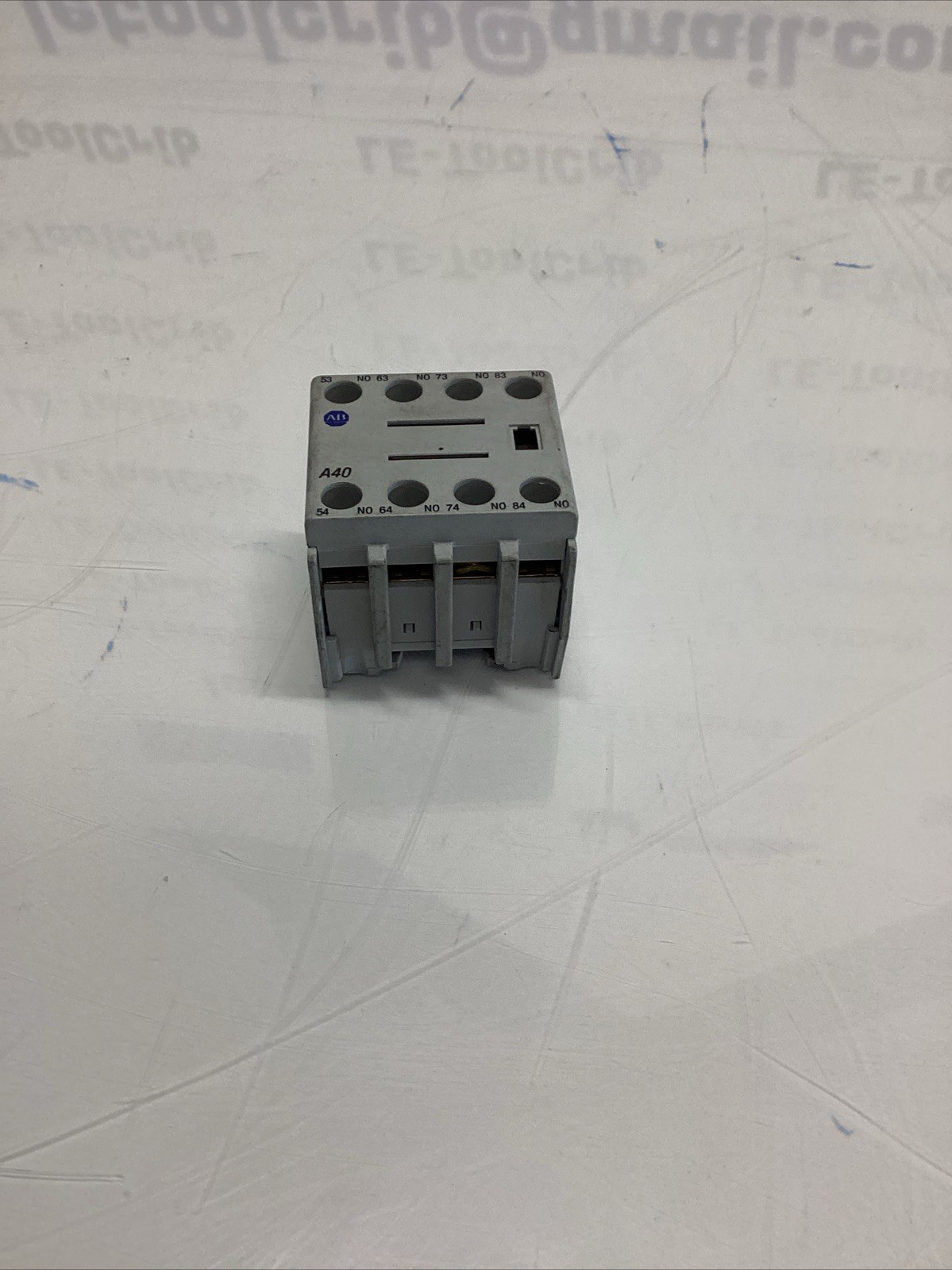 ALLEN BRADLEY 100-F SER A CONTACT BLOCK L-496