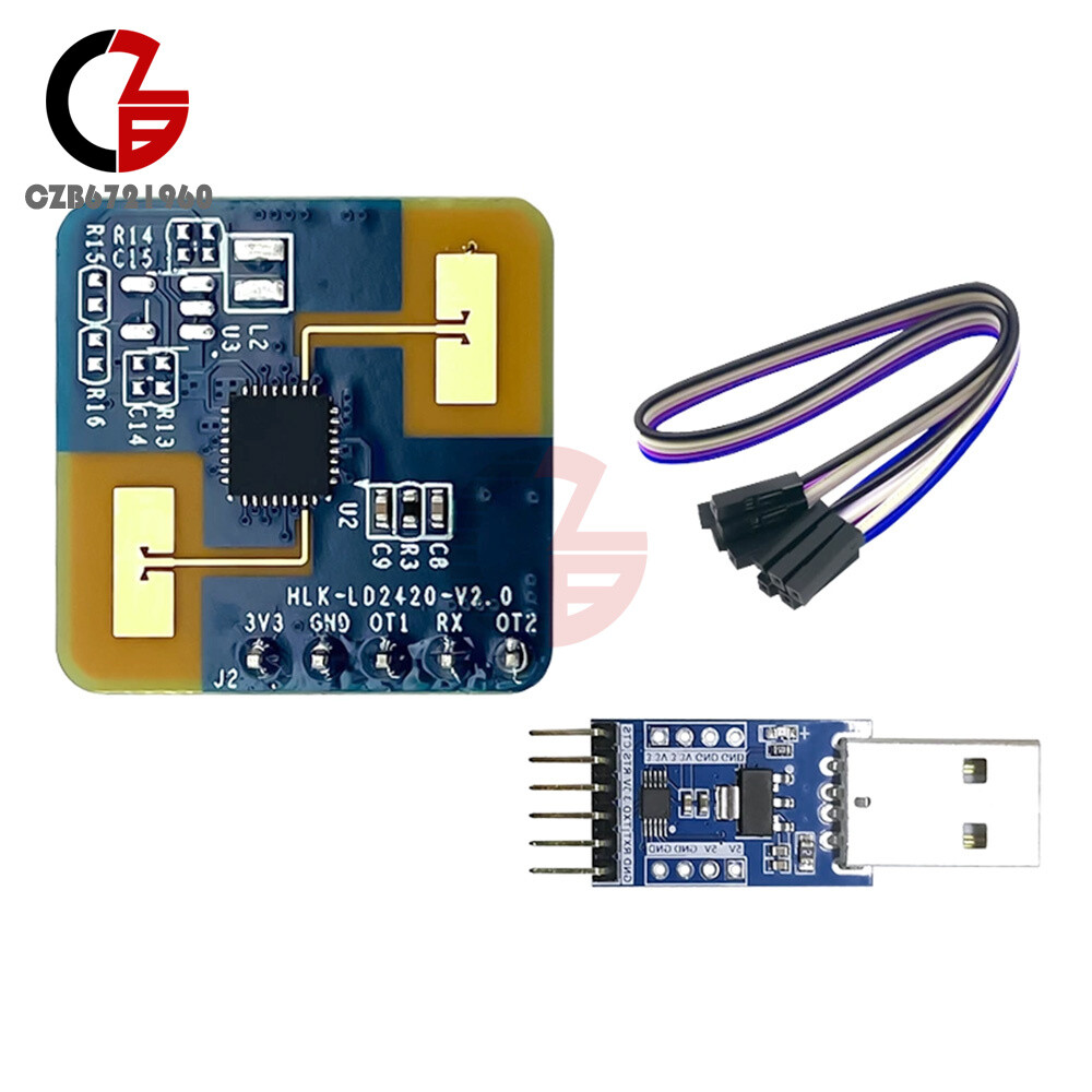 HLK-LD2420 24G mm Wave Radar Module Human Presence Sensing Module Motion Sensor