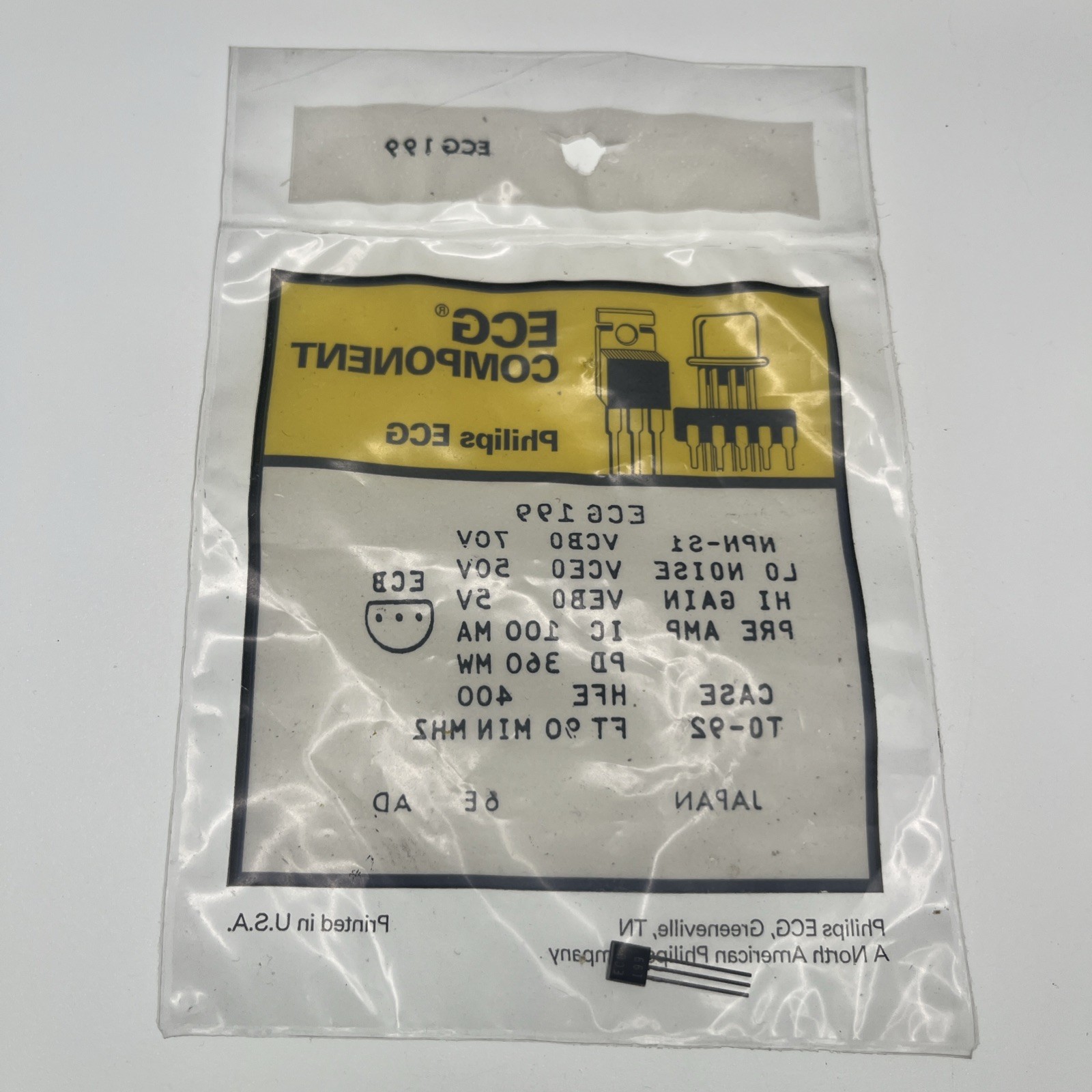 ECG 199 ECG Component Phillips In Package 1pc