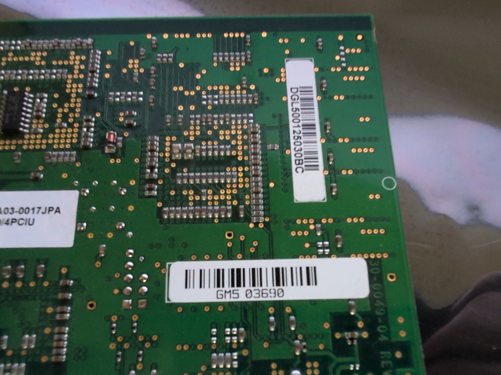 Dialogic Corp. D4PCIU 44-0053-02 4 Port Voice Board A03-0017JPA D/4PCIU free shi