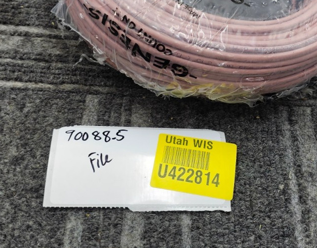 Genesis 47120907 18/4 Solid Thermostat Wire 250ft Solid Copper Cable Brown