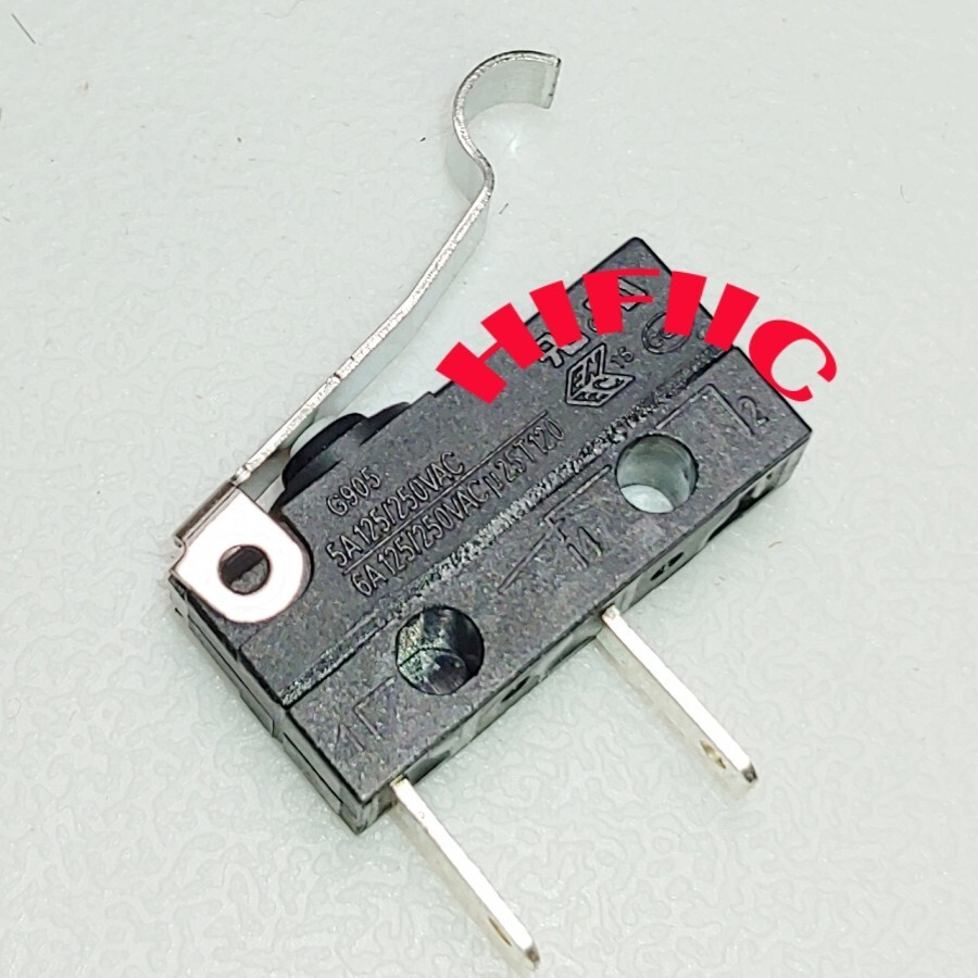 ZING EAR G905 Waterproof Micro Switch R Shank Type 2 pin 5A 125/250VAC
