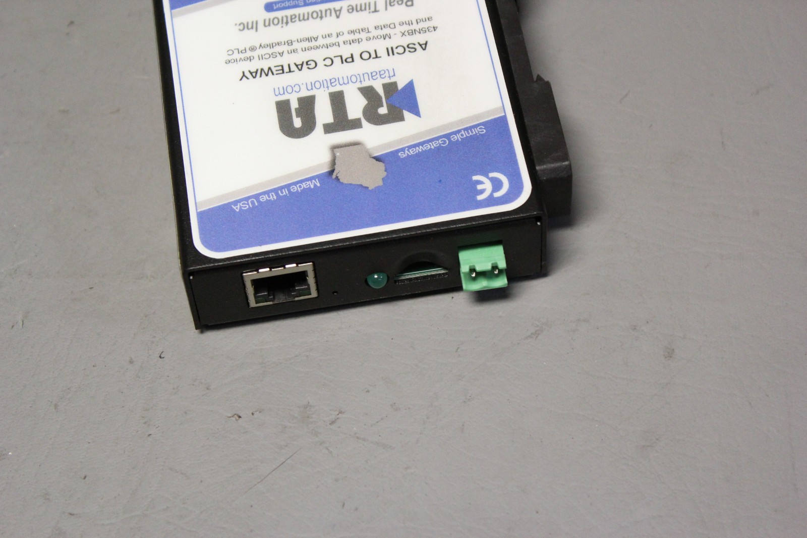 REAL TIME AUTOMATION ASCII TO PLC GATEWAY FOR ALLEN BRADLEY 435NBX
