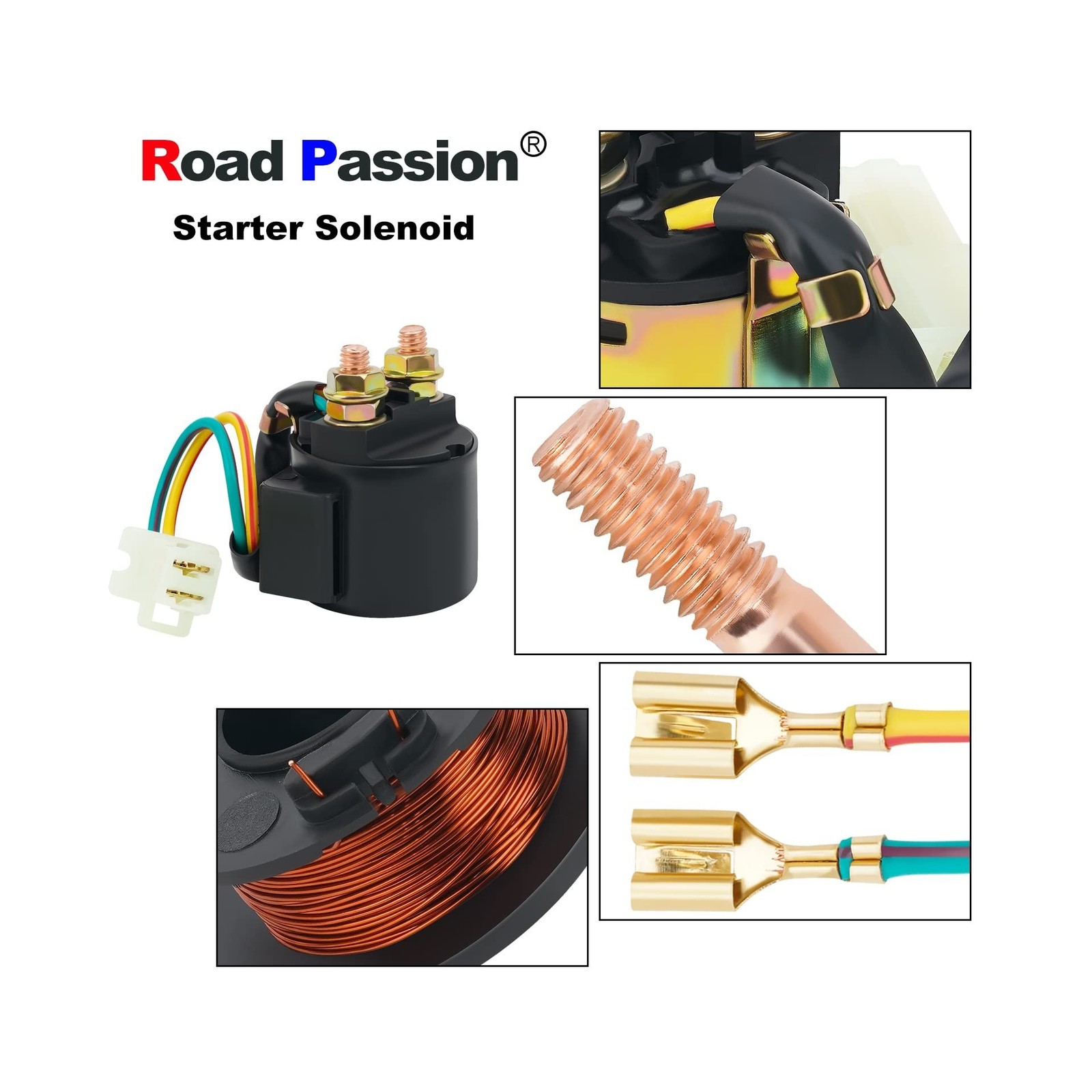 Road Passion Starter Solenoid Relay for Yamaha Timberwolf 250 YFB250 1992-199…