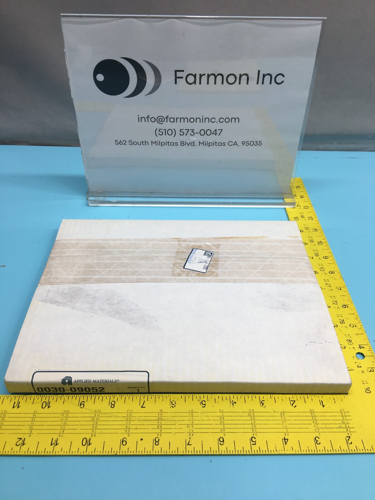 AMAT 0030-09052 SEAL, LARGE FACE, NOTCH CHEMRAZ 512, 200, 155481