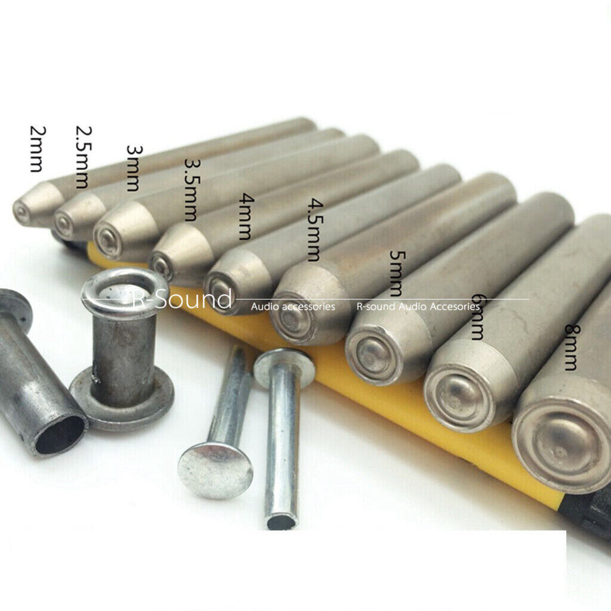 Hardened Rivet Flanging Punch White steel Punch Semi-tubular Rivet Crimping Mold