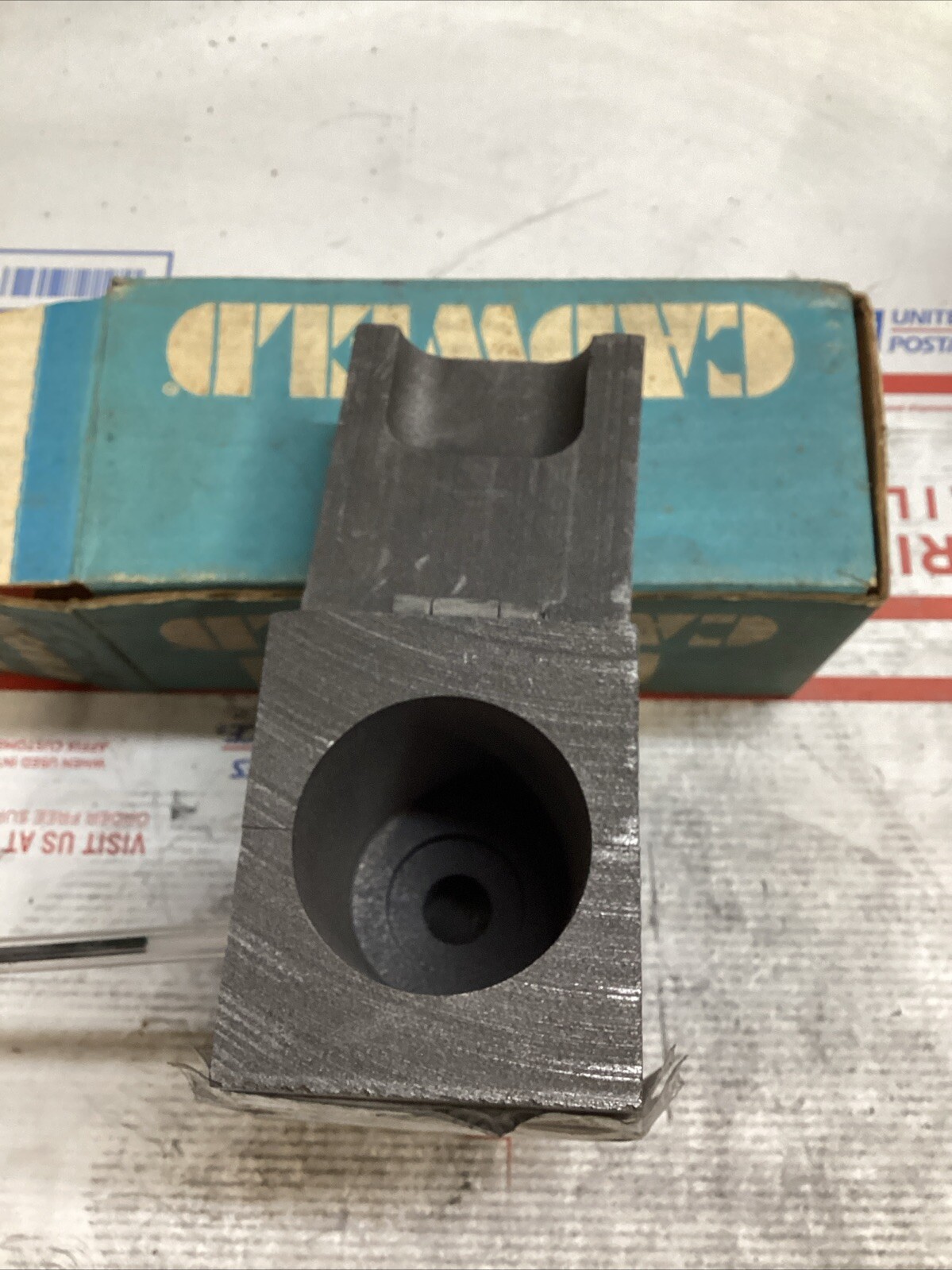 ERICO CADWELD IP-F VSC-2Q MOLD 4/0 CONC RUN & TAP STL #115 CART ED4U 3295