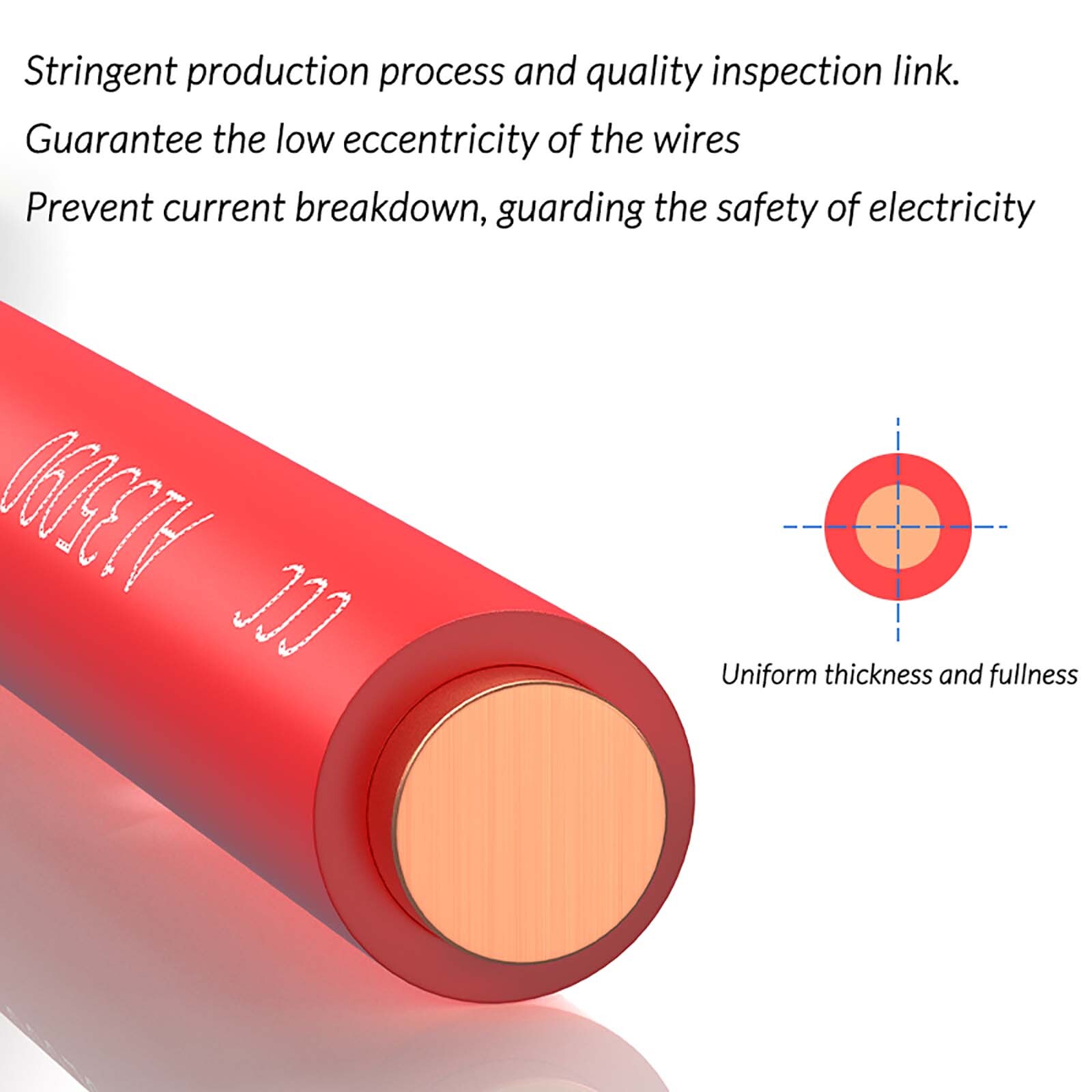 Single Solid Core Pure Copper Cable BV Wire 1.0mm² – 10mm² Equipment Cable Wire