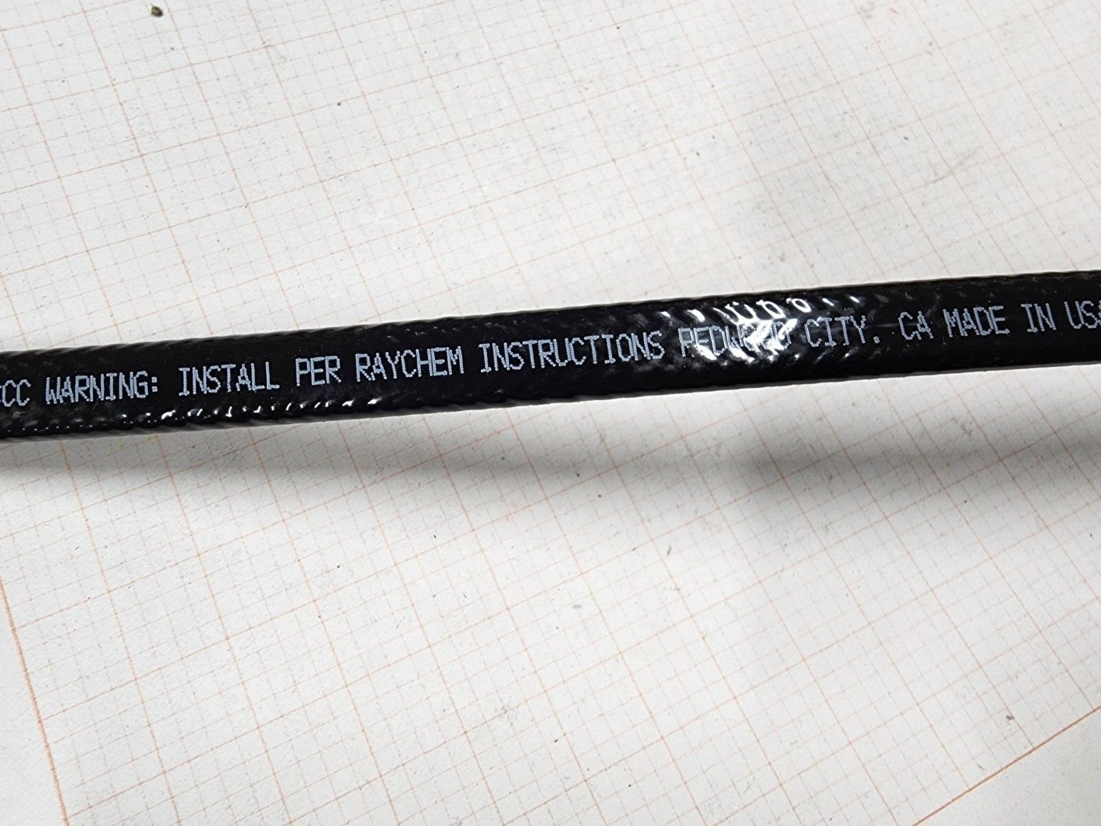 nVent Raychem 8BTV2-CT BTV Self-Regulating Heating Cable 8 Watts/Ft 200-277V/1ft
