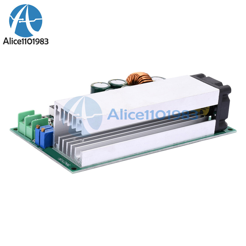 DC12-80V 20A Digital Adjustable Step Down Buck Voltage Regulator Power Module
