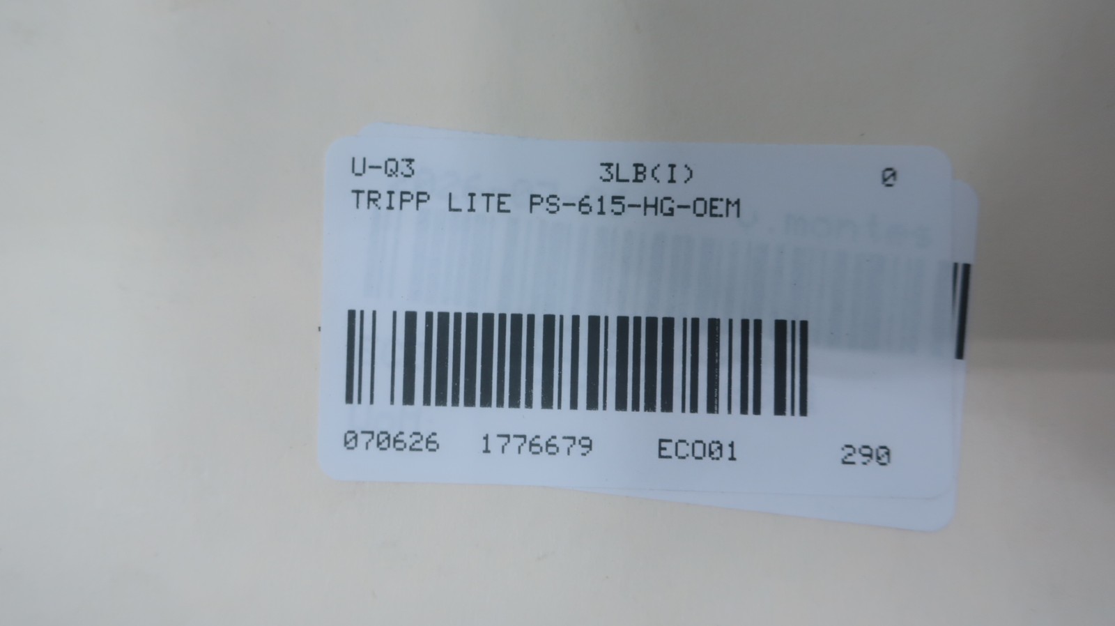 Tripp Lite PS-615-HG-OEM Medical-grade 6 Outlet Power Strip 15ft Cord 12a 120vac