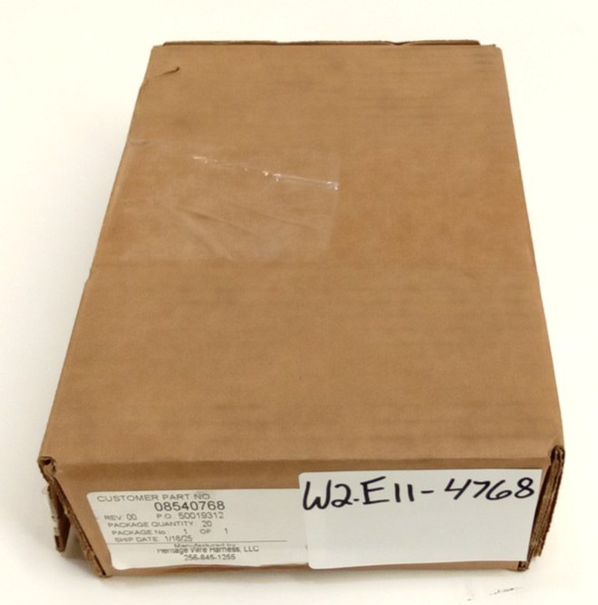 Heritage Wire Harness 08540768 White 600-1000V 14AWG 14-GA 4.25″ Long 20pk