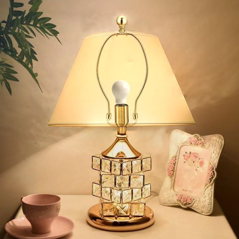 Polished Brass Lamp Harp Holder 8 Inch Set Finials Saddle Base Shade Bracket