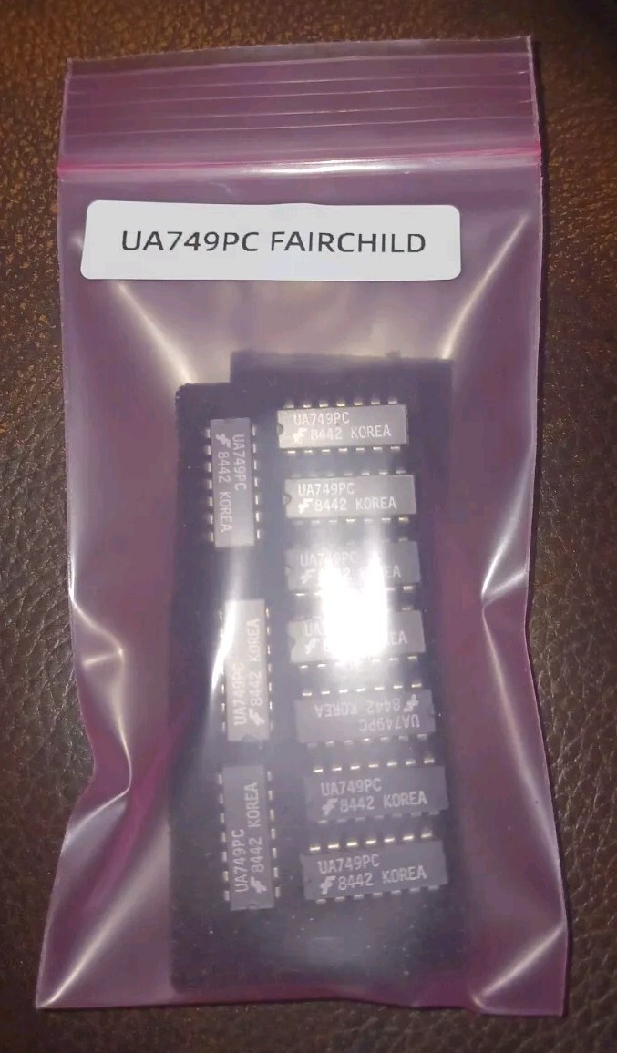 2 each NEW FAIRCHILD UA749PC **NOT CHINESE OR UNBRANDED** VTG 1984 WEEK 42