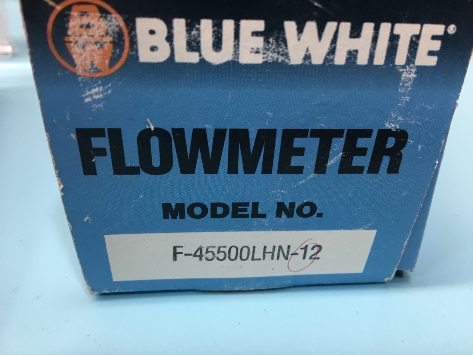 BLUE-WHITE F-45500LHN-12 FLOWMETER 0.5 – 5 GPM 1/2″ FPT, 127405